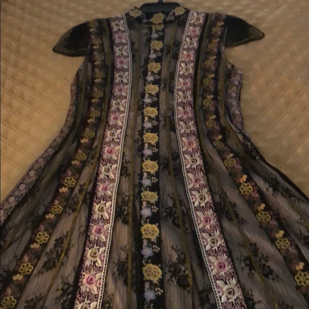 Alive + Olivia Embroidered Lace Dress